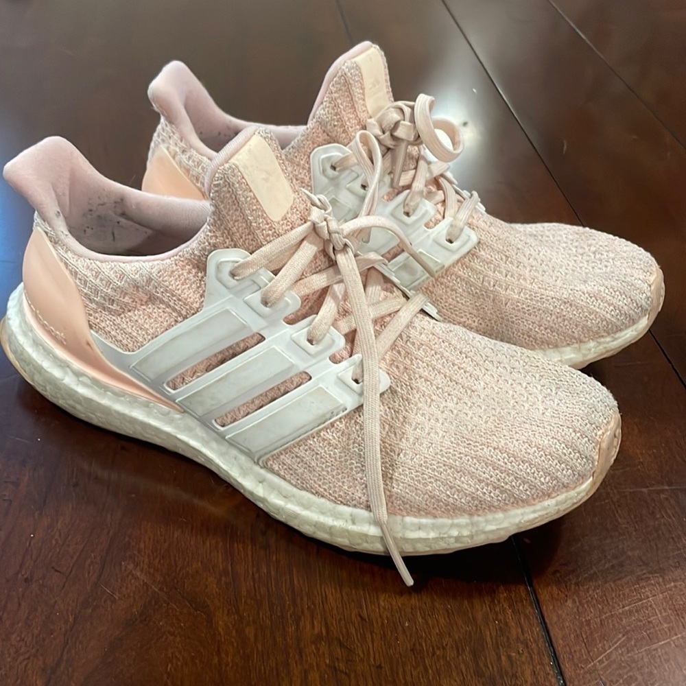 Women’s pink adidas ultraboost